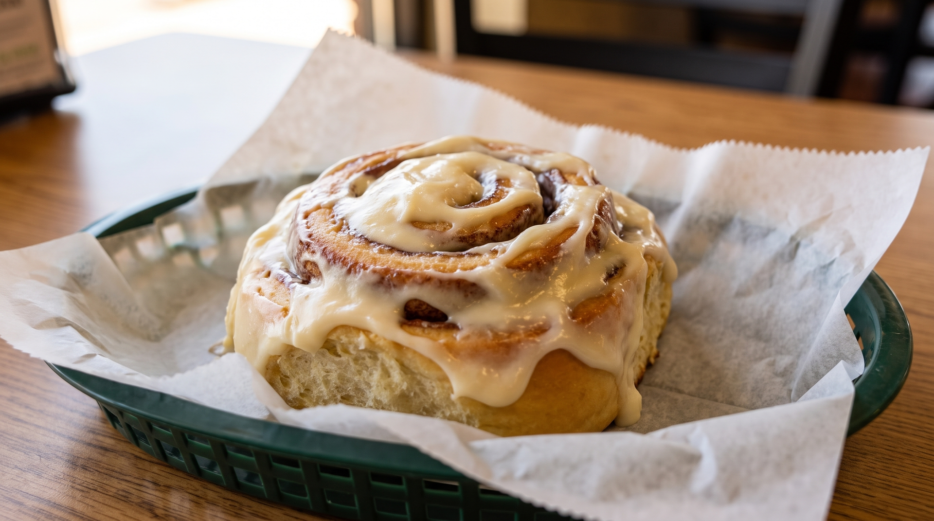 The cinnamon rolls